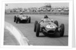 Graham Hill and Jack Brabham racing in the XI British Grand Prix, Silverstone, July 1958 by Unknown