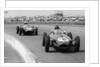 Graham Hill and Jack Brabham racing in the XI British Grand Prix, Silverstone, July 1958 by Unknown