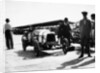 Malcolm Campbell and a Talbot car in the Paddock at Brooklands, Surrey, June 1923 by Unknown