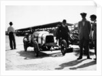 Malcolm Campbell and a Talbot car in the Paddock at Brooklands, Surrey, June 1923 by Unknown