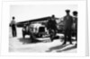 Malcolm Campbell and a Talbot car in the Paddock at Brooklands, Surrey, June 1923 by Unknown