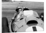 Peter Collins in a Ferrari by Unknown