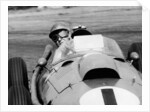 Peter Collins in a Ferrari by Unknown