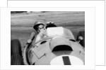 Peter Collins in a Ferrari by Unknown