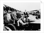 Jack Barclay in a Vauxhall TT car at Brooklands, Surrey by Unknown