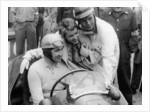 Alberto Ascari in a Ferrari by Anonymous