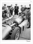 Alberto Ascari at the wheel of the new Lancia Grand Prix car, 1955 by Unknown