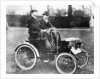 CS Rolls in his 4hp Peugeot Voiturette, c1900 by Unknown