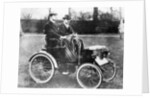 CS Rolls in his 4hp Peugeot Voiturette, c1900 by Unknown