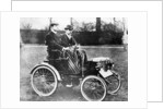 CS Rolls in his 4hp Peugeot Voiturette, c1900 by Unknown