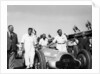 Alfred Neubauer with Mercedes car at the Start of the Italian Grand Prix, Monza, 1938 by Unknown