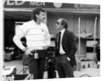 Gordon Murray (on the left) with Jackie Stewart, July 1984 by Unknown