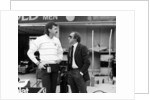 Gordon Murray (on the left) with Jackie Stewart, July 1984 by Unknown