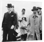 Edsel Ford visiting Ford Dagenham, Essex, 1930s by Unknown
