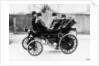 Gottlieb Daimler in an 1891 Canstatt Daimler, 1891 by Unknown