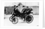 Gottlieb Daimler in an 1891 Canstatt Daimler, 1891 by Unknown