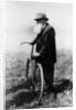 John Boyd Dunlop with bicycle, July 1918 by Unknown