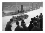SH Light driving an SS1, at the Monte Carlo Rally, 1934 by Unknown