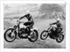 Two motorcyclists taking part in Motocross at Brands Hatch by Anonymous