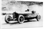 Alfieri Maserati and Guerino Bertocchi in a Type 26 Maserati, Targa Florio race, Sicily, 1926 by Unknown