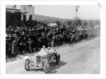 Christian Lautenschlager passing the tribunes, in the Targa Florio race, Sicily, 1922 by Unknown