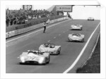 Matra-Simca 670 leading a Lola T280, Le Mans, France, 1972 by Unknown