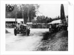 Bentley passing crashed Lagonda, Le Mans 24 Hours, 1928 by Unknown