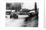 Bentley passing crashed Lagonda, Le Mans 24 Hours, 1928 by Unknown