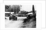 Bentley passing crashed Lagonda, Le Mans 24 Hours, 1928 by Unknown