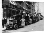 1910 Darracq taxis, New York, c1910 by Unknown