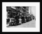 1910 Darracq taxis, New York, c1910 by Unknown