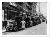 1910 Darracq taxis, New York, c1910 by Unknown