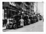 1910 Darracq taxis, New York, c1910 by Unknown