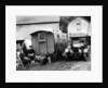 Family group with a 1925 Morris Oxford 14/28 and caravan, (Eccles, c1926?) by Unknown