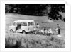 Family group with a 1968 Ford Explorer Camper van, (1968?) by Unknown
