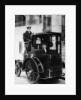Woman passenger in a 1910 taxi cab, New York, USA, (c1910?) by Unknown