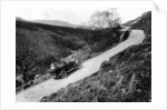 A Morris Oxford climbing a steep hill in the Lake District, Cumbria, (c1920s?) by Unknown