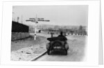 Car near a road sign, Bromley, Kent, 1920s by Unknown