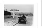 Car near a road sign, Bromley, Kent, 1920s by Unknown