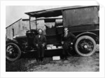 Two men with a Daimler shooting brake, 1914 by Unknown