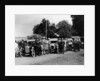 Group of people and cars on a country road, (c1930s?) by Unknown
