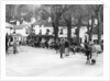 Pedestrians and riders outside the Burford Bridge Hotel, Surrey, (c1930s?) by Unknown