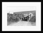 A Morris Bullnose driving through a gateway, early 1920s by Unknown