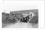 A Morris Bullnose driving through a gateway, early 1920s by Unknown