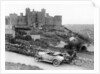 A Singer car in front of Harlech Castle, Wales, early 1920s by Unknown