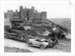 A Singer car in front of Harlech Castle, Wales, early 1920s by Unknown