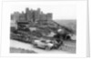 A Singer car in front of Harlech Castle, Wales, early 1920s by Unknown