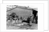 Gutting fish outside a warehouse in Whitby, North Yorkshire, 1959 by Unknown