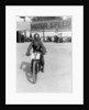 A cyclist at Lea Bridge speedway circuit, 1928 by Unknown