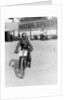 A cyclist at Lea Bridge speedway circuit, 1928 by Unknown